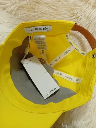 Gorra Lacoste Amarilla Original