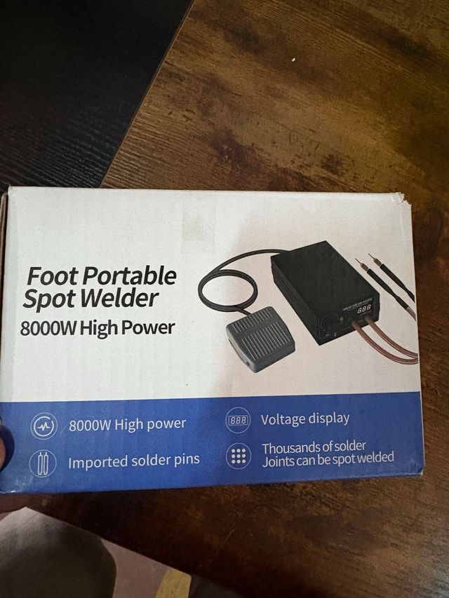 Soldador Portátil Pedal 8000W