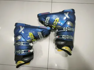 Botas de esquí Salomon azules y grises