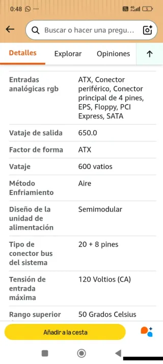 Fuente Alimentación Corsair TX650M 650W