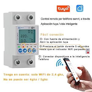 Medidor Energía WEBN WIFI 63A OPWTY-63