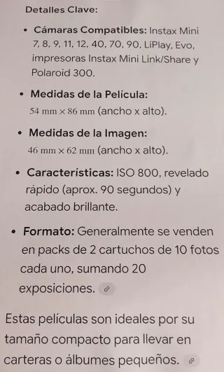 4 Packs Fuji Instax Mini Film