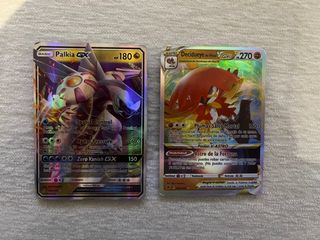 Cartas Pokémon Palkia GX y Decidueye VASTRO