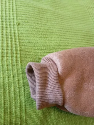 Buzo bebé forrado ante marrón 3/6 meses