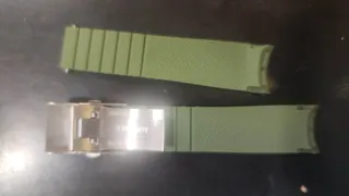 Correa Caucho Longines Hydroconquest 21mm Verde