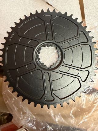Plato Bici 48T Negro