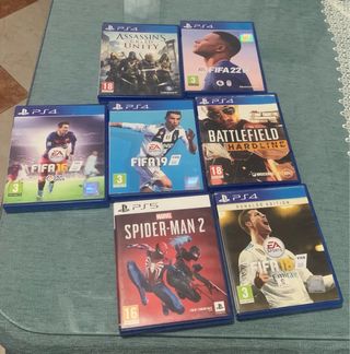Pack 6 Juegos PS4 + 1 Juego PS5