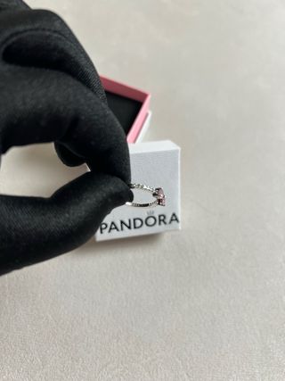 Anillo de Pandora Lazo rosa brillante