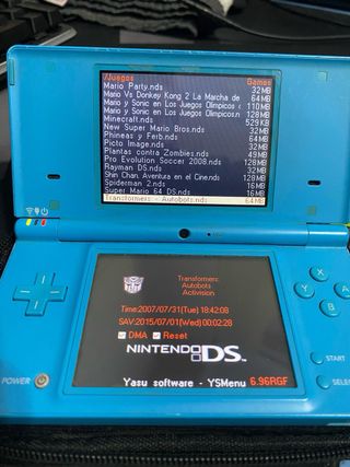 Nintendo DSi Azul Turquesa + 45 Juegos +funda (x2)