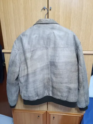 Chaqueta Cuero Vintage Jack & Jones Talla XL