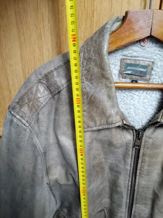 Chaqueta Cuero Vintage Jack & Jones Talla XL