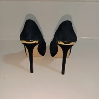 Tacones Zara Azul Marino