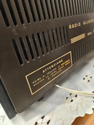 Radio Allocchio Bacchini con Giradischi Lesa Funz