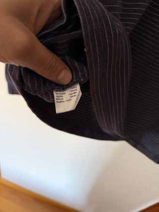 Polo Lacoste Rayas Azul Talla L