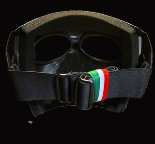 Dirt Bike Helmet integrale Biker Black/Red Lens