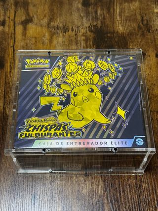 Caja Entrenador Élite Pokémon CHISPAS FULGURANTES