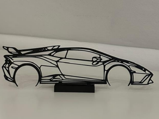 Silueta Lamborghini Huracan STO