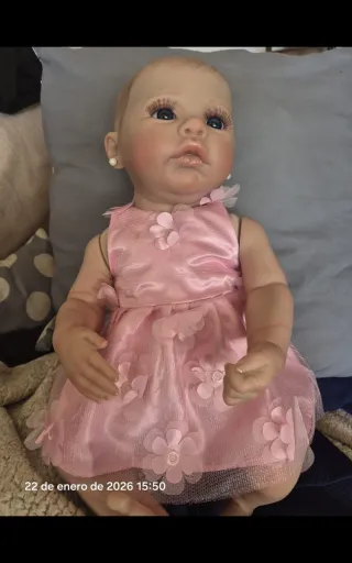Bebé Reborn Rosa con Osito