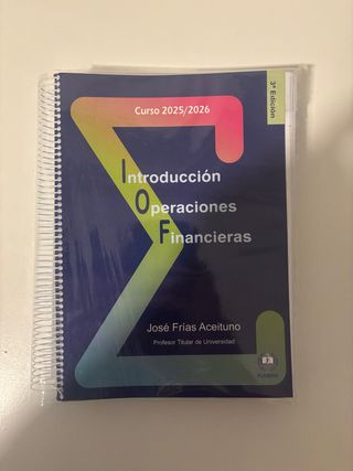 Libro introducción a las operaciones financieras