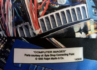 Corbata RALPH MARLIN Vintage 1995 Diseño RATÓN PC