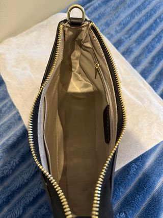 Mala Coach Preto Dourado