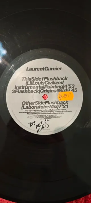 Vinilo Laurent Garnier Flashback Dance