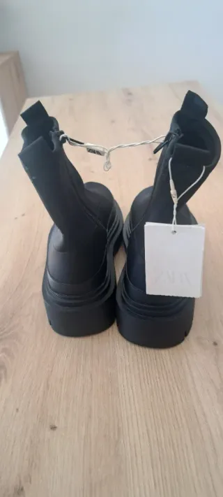 Botas Zara Niños Negras