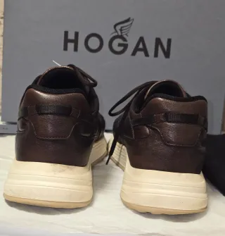 Scarpe Hogan Uomo Pelle Marrone Tg 43