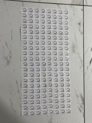 Foglio francobolli nuovi 160 pz