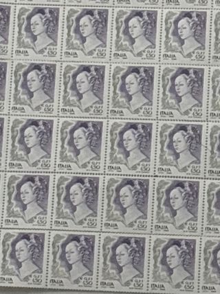 Foglio francobolli nuovi 160 pz