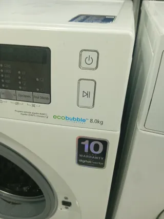 Lavadora Samsung ecobubble 8.0kg