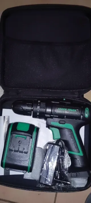 Taladro Percutor Inalámbrico AneerPower Plus 3en1