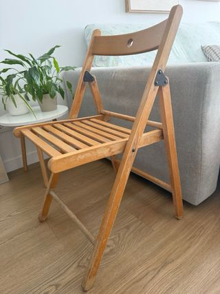 3 Sillas Plegables Madera IKEA