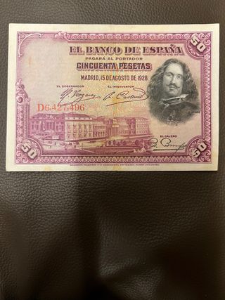 Billete 100 Pesetas Banco de España 1928