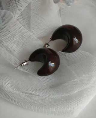 Orecchini bourdox a forma di mezzaluna