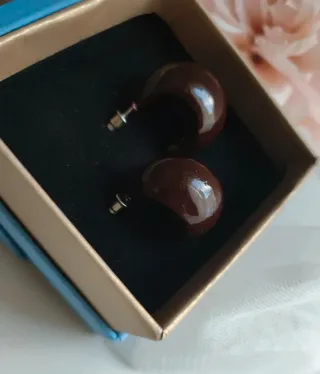 Orecchini bourdox a forma di mezzaluna