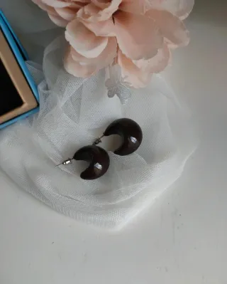 Orecchini bourdox a forma di mezzaluna