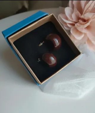 Orecchini bourdox a forma di mezzaluna