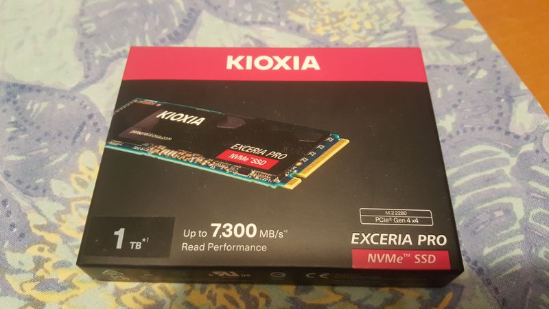 SSD Kioxia Exceria Pro 1TB NVMe PCIe Gen 4