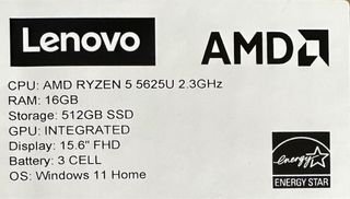 Portátil Lenovo Slim 3 Ryzen 5 512GB