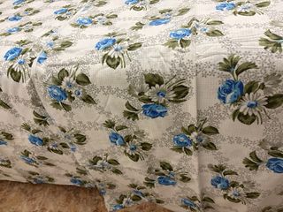 2 Lençóis Flanela 150x260cm Azul e Branco