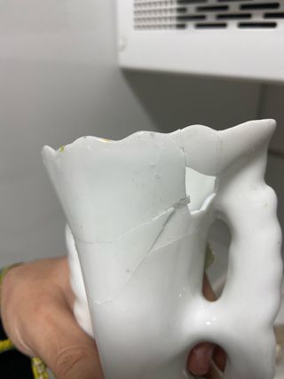 Juego de jarrones antiguos dorados