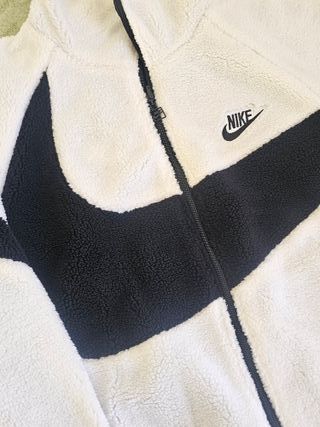 Chaqueta Nike Boa Fleece Blanca Talla M