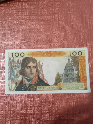 Billete 100 Francos Franceses Napoleón