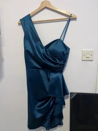 Vestido Rop Talla Única Azul Petróleo