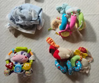 Lote Juguetes Bebé Peluche Sonajero Mordedor