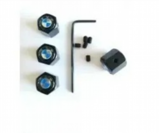 TAPONES VALVULAS BMW NEGROS ANTIRROBO