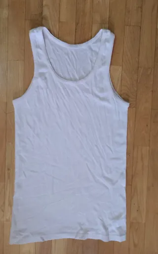 2 Camisetas interiores hombre blancas