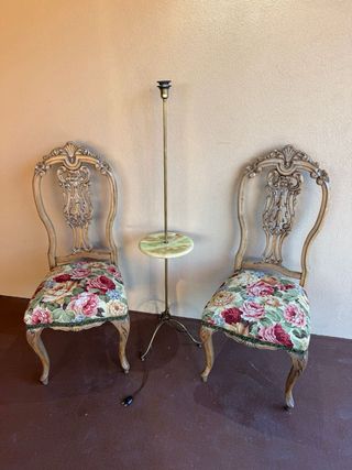 Pareja Sillas Luis XV Antiguas