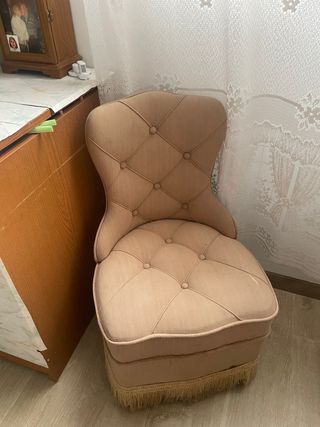 Sillón vintage tapizado